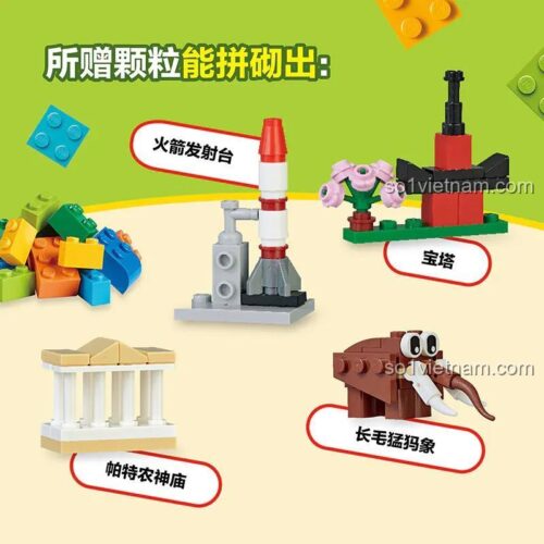 Bộ lắp ghép lịch sử ISBN9787304108458, sách LEGO® lịch sử Dorling Kindersley, đồ chơi giáo dục cho bé trai bé gái 6 tuổi, học lịch sử qua mô hình