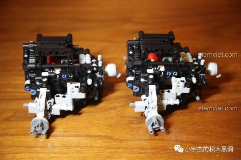 Lắp ráp cụm cầu xe và hệ thống vi sai.
