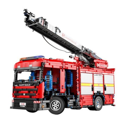 HAPPY BUILD YC-23004 Xe Cứu Hỏa Thang Nước Tỷ Lệ 1:10 - Mô hình chi tiết