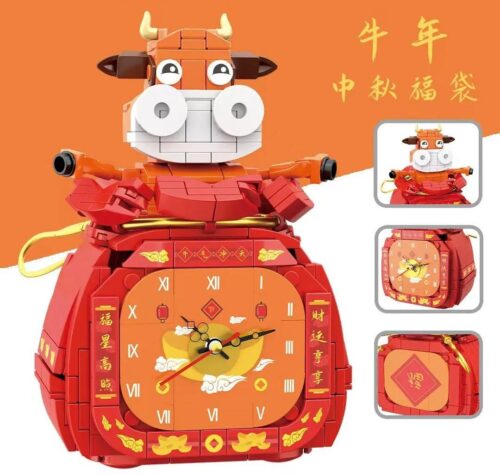 Bộ lắp ghép TimeSprite HENGTAI 92038A hình con trâu