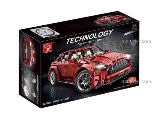 Hộp đồ chơi lắp ghép CaDA T5024B Aston Martin DBX với 3145 chi tiết. Món quà giá tốt cho người đam mê xe.
