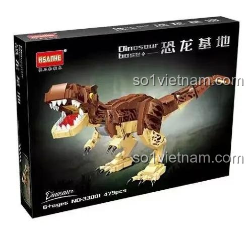 Hộp sản phẩm Khủng long Bạo chúa T-Rex HSANHE 33001
