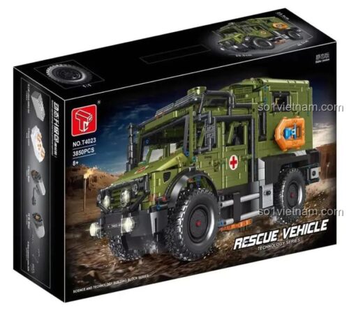 Hộp đựng Xe Cứu Hộ Unimog T4023 3850 chi tiết