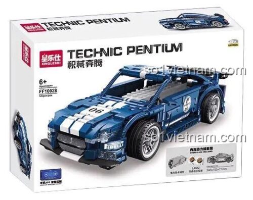 Hộp đựng bộ đồ chơi xe Ford Mustang Shelby Cobra Xingleshi FF10028