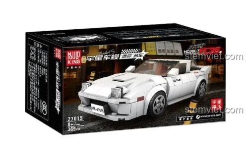 Hộp sản phẩm bộ xếp hình Mould King 27015 Mazda RX-7, món quà giá tốt cho bé trai mê xe.