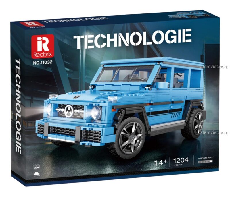 Hộp sản phẩm Reobrix 11032 Xe G Class "The Beast" 1204 Mảnh