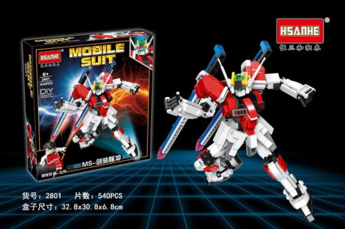 Bộ lắp ráp HSANHE 2801 Mô hình Gundam MS-Sword Impulse 540 mảnh, đồ chơi robot chiến đấu cho bé trai 6 tuổi, giá tốt.