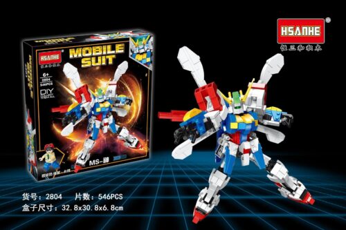 Bộ lắp ghép Robot Gundam HSANHE 2804 chất lượng cao cấp, đồ chơi mô hình Robot chiến đấu MS-Thần cho bé trai 6 tuổi, giá tốt.