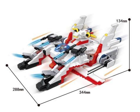 Mô hình Tàu Chiến Vũ Trụ Mẫu Hạm Archangel HSANHE 6656 đồ chơi lắp ghép cho bé trai 6 tuổi, thể hiện kích thước chi tiết, giá tốt