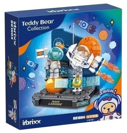 Bộ lắp ghép idbrixx 881004 Teddy Bear Phi Hành Gia khám phá vũ trụ, đồ chơi sáng tạo cho bé trai 8 tuổi, giá tốt