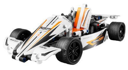 IM.Master 5815 Xe Kart Đua trắng cam, mô hình xe đua Technic 247 mảnh cho bé trai 8 tuổi, đồ chơi mô hình Xe Kart tốc độ cao cấp.