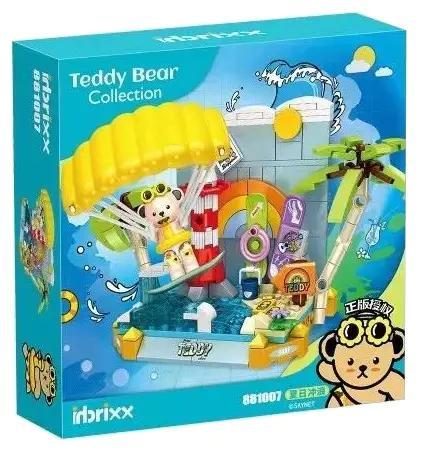 Hộp bộ đồ chơi Gấu Teddy Lướt Sóng inbrixx 881007 đáng yêu, màu sắc tươi sáng, quà tặng bé gái 6 tuổi giá tốt.