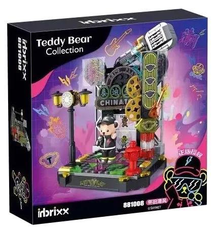 Bộ lắp ghép Gấu Teddy Phong Cách Hồng Kông Hoài Cổ Inbrixx 881008, đồ chơi mô hình Inbrixx chất lượng cao, bộ xếp hình 881008 giá tốt cho bé gái 8 tuổi.