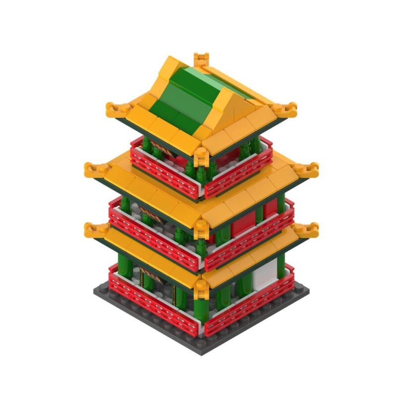 Bộ lắp ghép Lầu Hát Xướng Xuân Hiểu Xướng Âm JAKI JK2315, mô hình kiến trúc cổ điển 335 mảnh, phù hợp cho bé 8 tuổi phát triển tư duy.