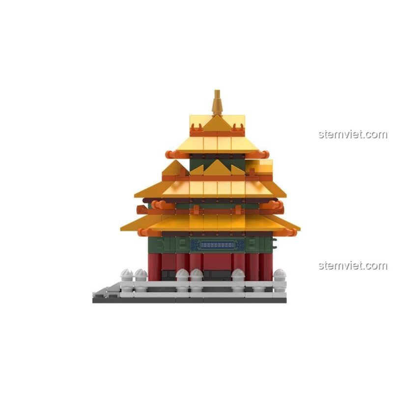 Bộ lắp ghép JK2317, đồ chơi mô hình JK 2317, tái hiện di tích lịch sử cho trẻ 8 tuổi, chất lượng đảm bảo.