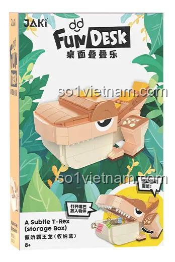 Hộp đựng đồ Khủng Long JAKI JK5112, bộ lắp ghép 5112 Khủng Long Bạo Chúa, đồ chơi xây dựng Hộp Đựng Đồ T-Rex cho bé trai 8 tuổi, giá tiết kiệm.