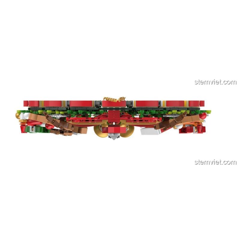Vòng hoa Giáng Sinh JAKI JK5118, đồ trang trí Giáng Sinh treo tường được, phù hợp cho Con trai và Con gái 8 tuổi, giá hời