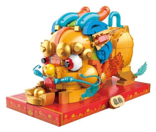 Mô hình Tỳ Hưu Chiêu Tài Tụ Bảo JAKI JK5136, một bộ lắp ghép Tỳ Hưu Chiêu Tài giá tốt, phù hợp cho cả con trai và con gái từ 8 tuổi.