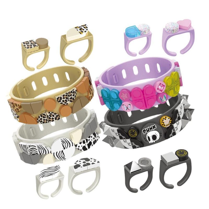 Bộ đồ chơi Vòng tay thời trang JAKI JK5201-2 với 4 phong cách độc đáo, phù hợp cho bé trai và bé gái 8 tuổi, giá tốt.