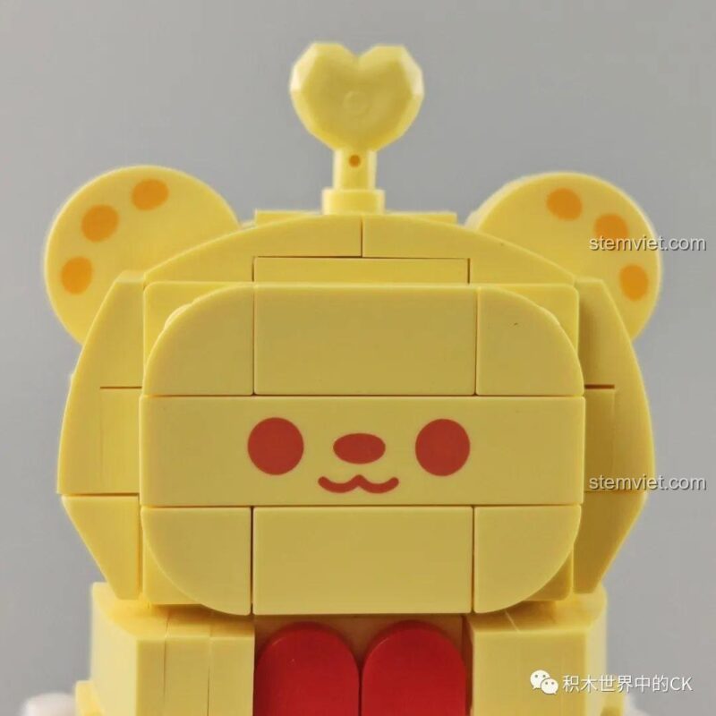 Đồ chơi mô hình Bánh kem có nhạc JAKI JK6180 Hộp nhạc Bánh kem gấu Dooro Bear 369 mảnh ghép màu vàng hồng tím trắng xanh lá cho bé gái 8 tuổi giá tốt