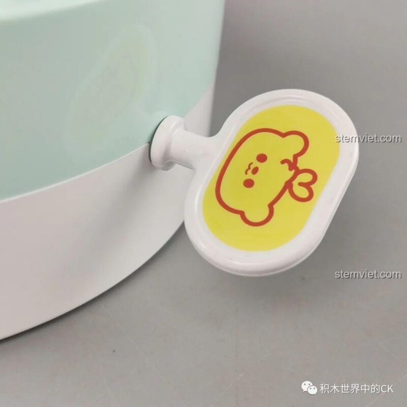 JK 6180 Bánh kem gấu Dooro Bear Hộp nhạc Bánh kem gấu Dooro Bear 369 mảnh ghép màu vàng hồng tím trắng xanh lá cho bé gái 8 tuổi giá tốt