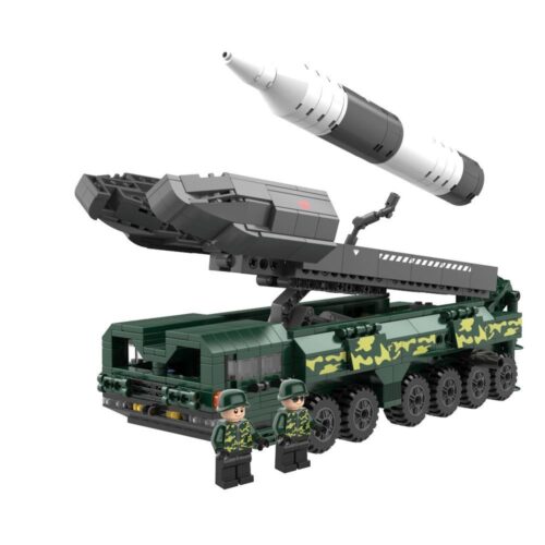 Bộ đồ chơi JAKI JK9105 Tàu Vận Chuyển Tên Lửa Hướng Dương, mô hình xe phóng tên lửa quân sự với 2 minifigure, phù hợp cho con trai 8 tuổi, giá tốt.