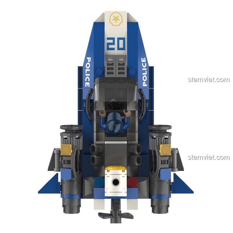 Bộ lắp ráp Tàu Cảnh Sát Bão Táp 9127, chất lượng cao, giá tốt.