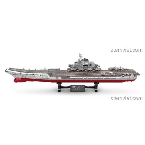 Đồ chơi lắp ráp Jia Zhi SY 0201 Tàu chiến Liêu Ninh, mô hình tàu sân bay kích thước lớn, giúp bé trai 6 tuổi phát triển tư duy, giá tiết kiệm