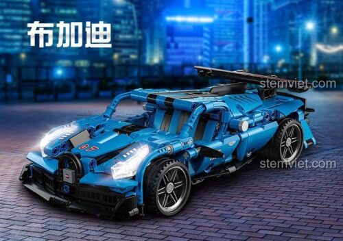 Mô hình Bugatti Bolide màu xanh dương ban đêm