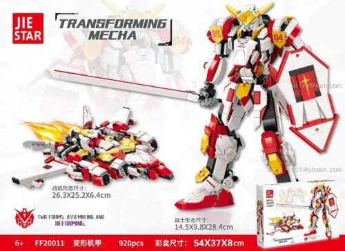 đồ chơi mô hình Người Máy Chiến Đấu JIE STAR FF20011 kích thước chi tiết cho bé trai 6 tuổi