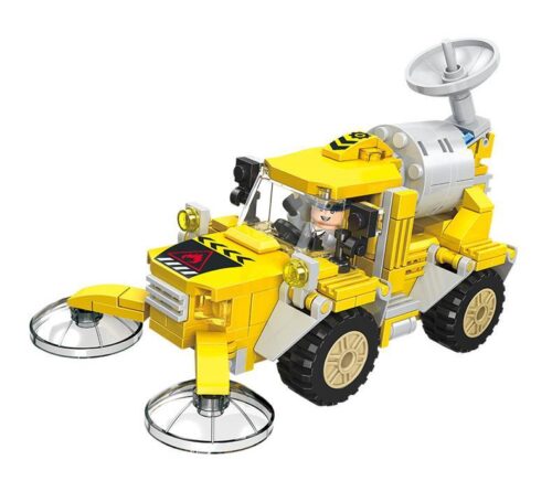 Bộ đồ chơi JIESTAR 21031 Xe Địa Chất Đội Kỹ Sư màu vàng, đồ chơi lắp ráp cho bé trai 6 tuổi, giá tốt.
