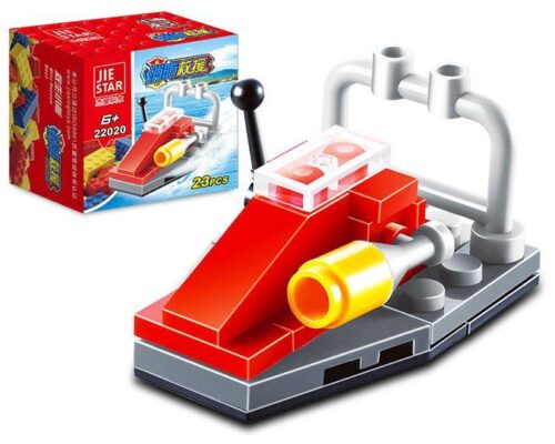 Bộ đồ chơi Thuyền cứu hộ JIESTAR 22020, đồ chơi lắp ráp Thuyền cứu hỏa cho bé trai 6 tuổi, giá tốt, chất lượng cao