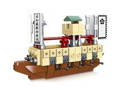 Mô hình thuyền chiến JIESTAR 36205, bộ lắp ghép Thuyền Quan Chiến Quốc mini, đồ chơi mô hình JIESTAR cho bé trai 6 tuổi, giá tốt