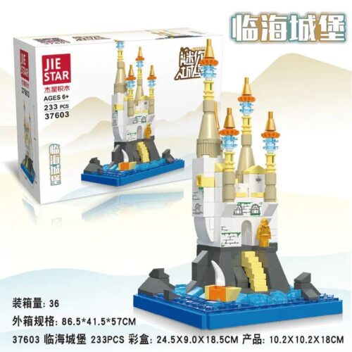 Bộ lắp ghép JIESTAR 37603 Lâu Đài Ven Biển 233 chi tiết, đồ chơi lắp ráp lâu đài mini cho bé gái 6 tuổi giá tốt.