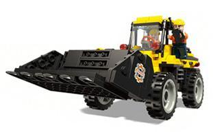 Hộp bộ lắp ghép Xe Xúc Lật Công Trình JIESTAR 51008 gồm 355 chi tiết, món quà sáng tạo cho con trai.