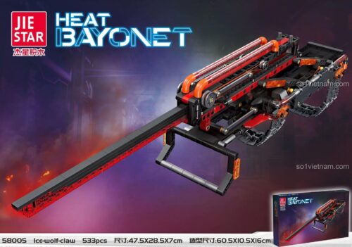 Hộp đồ chơi mô hình JIESTAR 58005 Móng vuốt Người Sói, 533 chi tiết, tương thích LEGO Technic