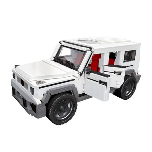 Bộ lắp ráp JIESTAR 92002 Mercedes-Benz G65 AMG màu trắng, mô hình SUV off-road chi tiết cao, phù hợp bé trai 6 tuổi, giá tốt.