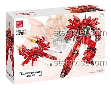 Mô hình đồ chơi lắp ghép Robot Sinanju JIESTAR FF20014, một lựa chọn giá rẻ cho bé trai 6 tuổi yêu thích mecha.