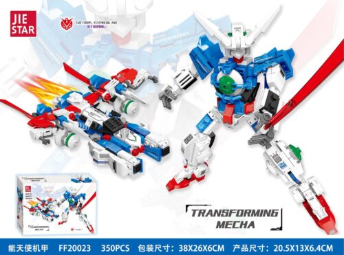 Bộ lắp ráp Robot Mecha Thiên Thần JIESTAR FF20023 biến hình 2 trong 1, đồ chơi mô hình sáng tạo cho bé trai 6 tuổi giá rẻ.
