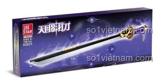 Hộp sản phẩm bộ đồ chơi Thanh Kiếm Amenoma Kageuchi JIESTAR 92031
