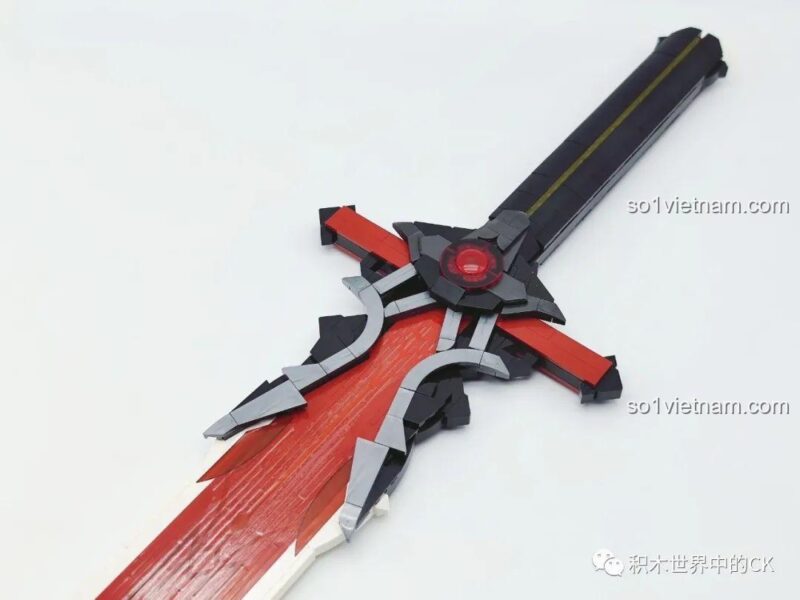 Cosplay nhân vật Genshin Impact với Mô hình Kiếm "Wolf's Gravestone"