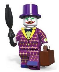 Minifigure Joker Lễ Phục JiSi 0293B, đồ chơi mô hình cho bé trai 6 tuổi, chất lượng cao, giá tốt, với áo vest tím kẻ caro và phụ kiện ô, vali.