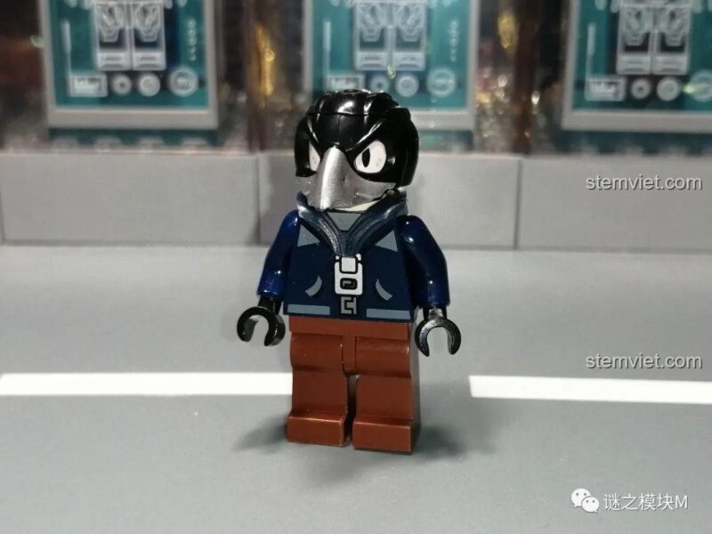 Minifigure Crow Brawl Stars JiSi 1702, đồ chơi lắp ghép nhân vật game