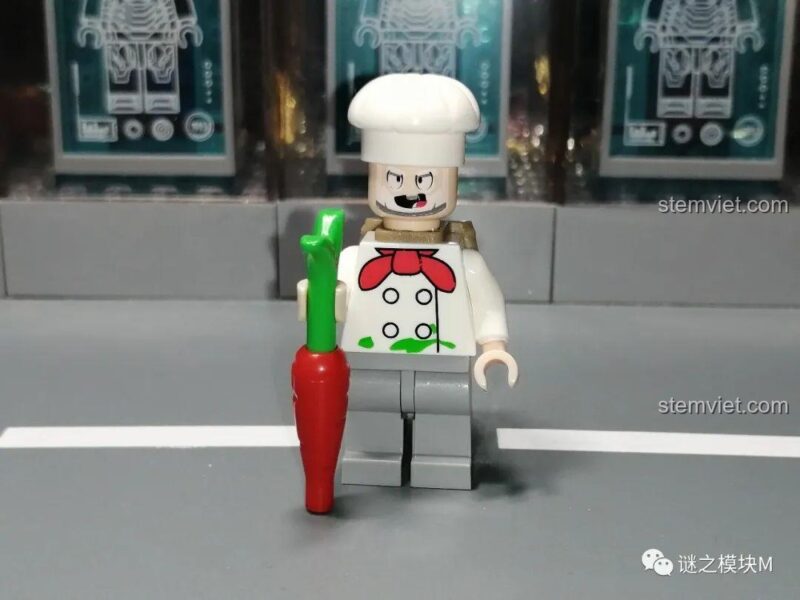 Minifigure Dynamike Brawl Stars JiSi 1702, đồ chơi lắp ghép nhân vật game