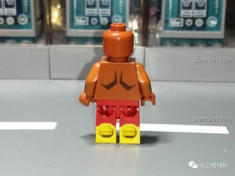 Minifigure El Primo Brawl Stars JiSi 1702 với phụ kiện quả cầu, đồ chơi lắp ghép