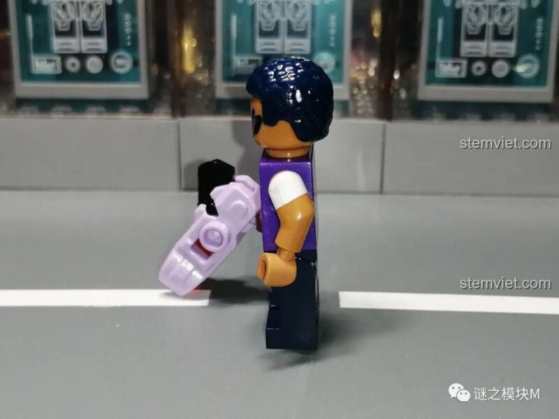 Minifigure Brawl Stars JiSi 1703 nhân vật Brock, đồ chơi lắp ghép cho bé trai 6 tuổi, chất lượng cao.