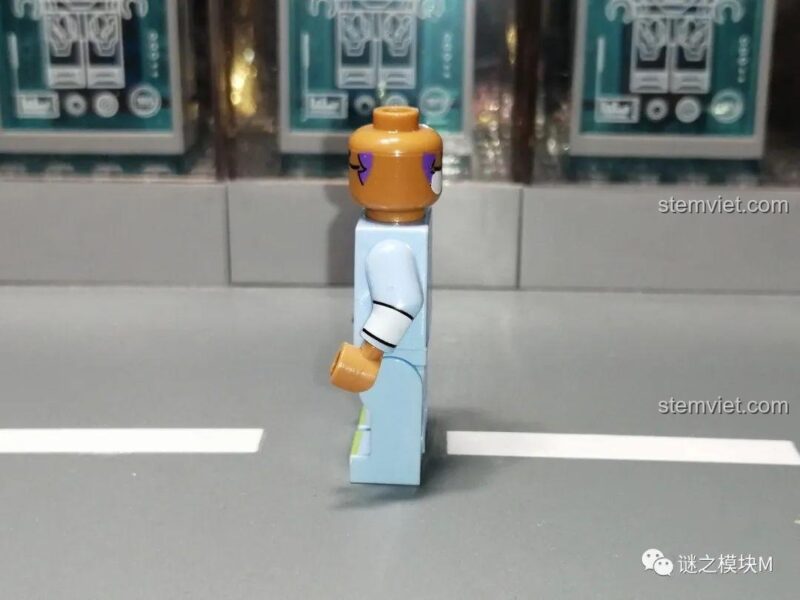 Minifigure Brawl Stars JiSi 1703 nhân vật Sandy, đồ chơi lắp ghép cho bé trai 6 tuổi, chất lượng cao.