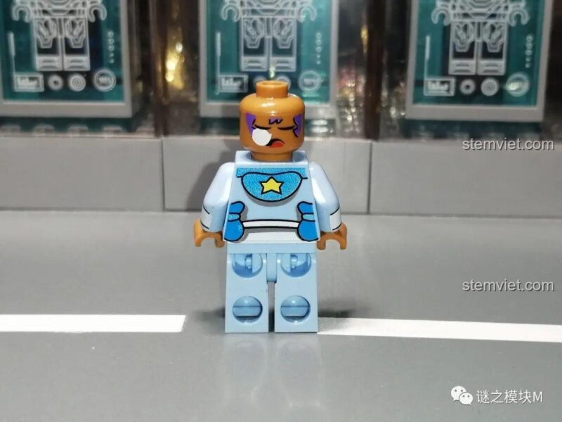 Minifigure Brawl Stars JiSi 1703 nhân vật Sandy, đồ chơi lắp ghép cho bé trai 6 tuổi, chất lượng cao.