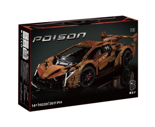 Hộp bộ lắp ráp K-box 10222B Siêu Xe Lamborghini Veneno Tàn Tích, đồ chơi mô hình cho con trai 14 tuổi giá tốt.
