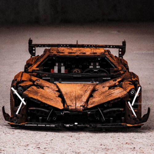 Mô hình K-box 10222B Hypercar Lamborghini Veneno 10222 B, bộ xếp hình 3611 mảnh, tỉ lệ 1:8.